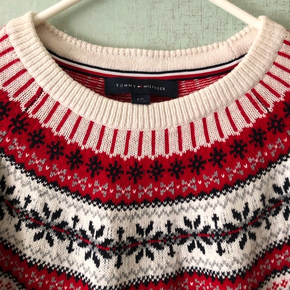 Tommy Hilfiger Reindeer Christmas Icelandic Sweater - Picture 4 of 7